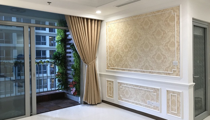 quy trình thi công giấy dán tường